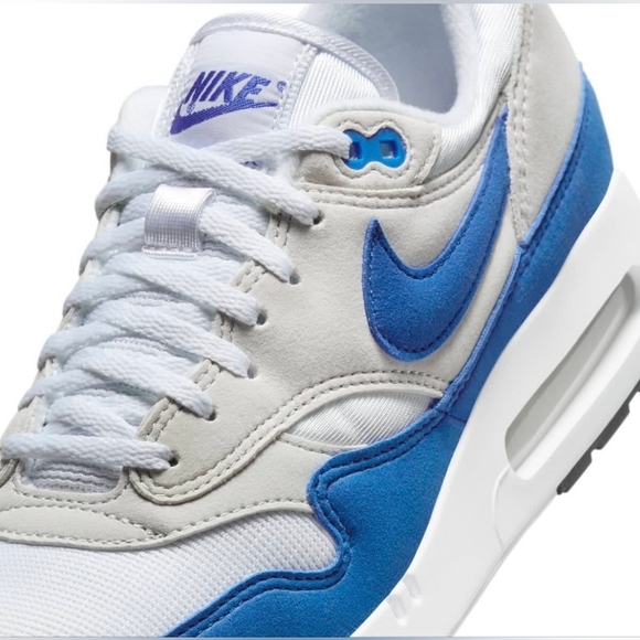 Nike Air Max 1 '86 Premium Women's Shoes White Royal Blue DO9844-101 ( NEW ) - Picture 6 of 12